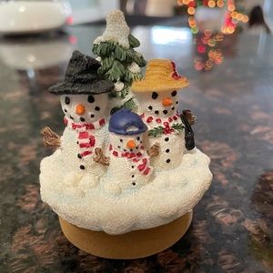 Yankee Candle Snowmen Family Topper